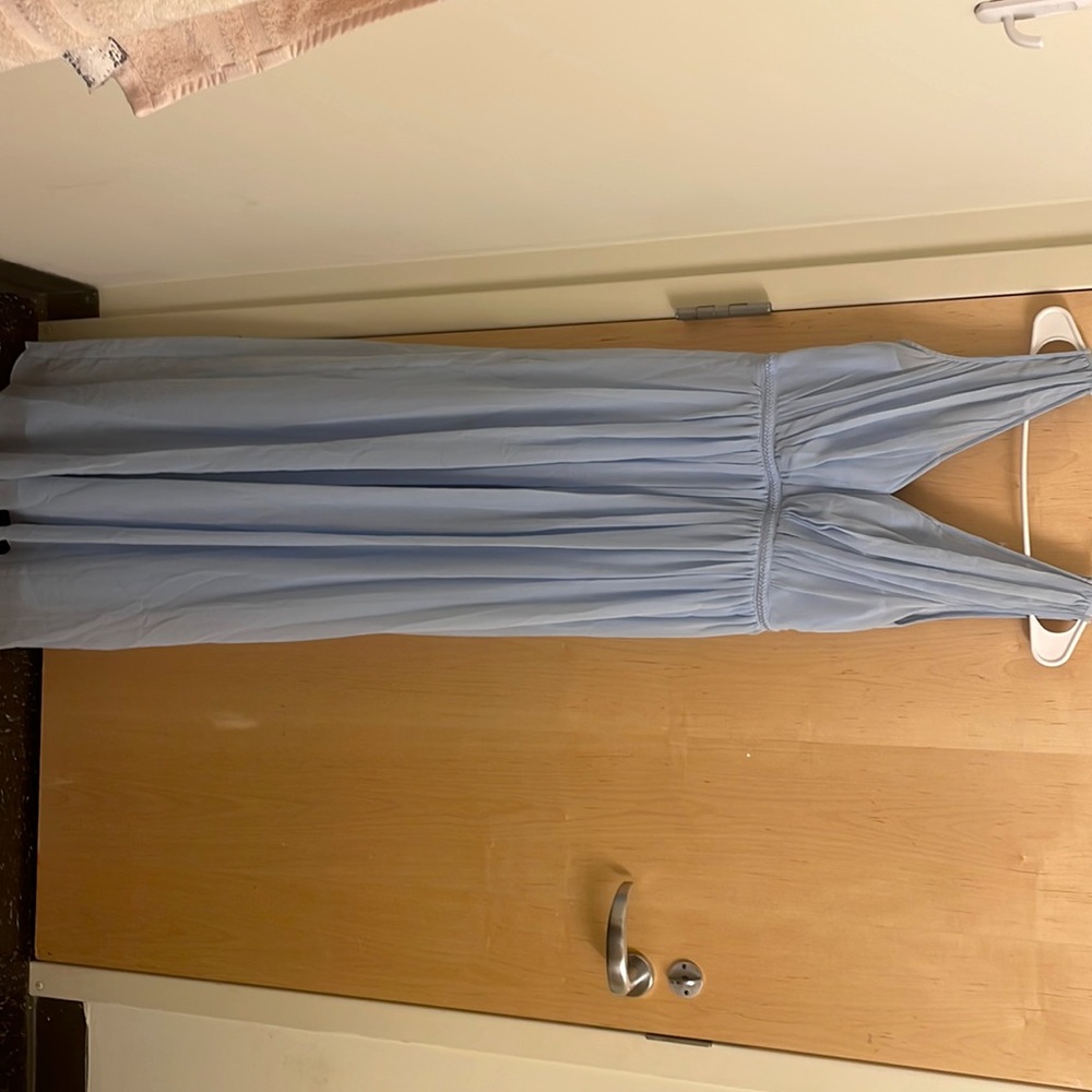 Blue dress medium to large worn once full length